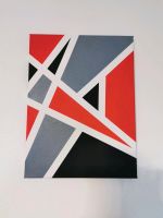 30x40cm Acrylbild Handgemalt Geometrisch Gemälde Leinwand Deko Hessen - Offenbach Vorschau