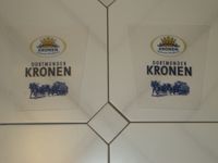 2x Dortmund Kronen Brauerei Hardplastik für Lampe Schilder Emblem Nordrhein-Westfalen - Schwerte Vorschau