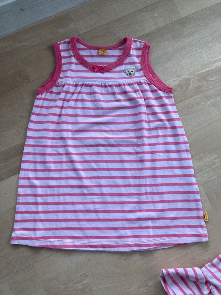 Steiff Kleid T-Shirt Top weiß/pink/rosa Gr.116 w NEU! Süß! in Göppingen