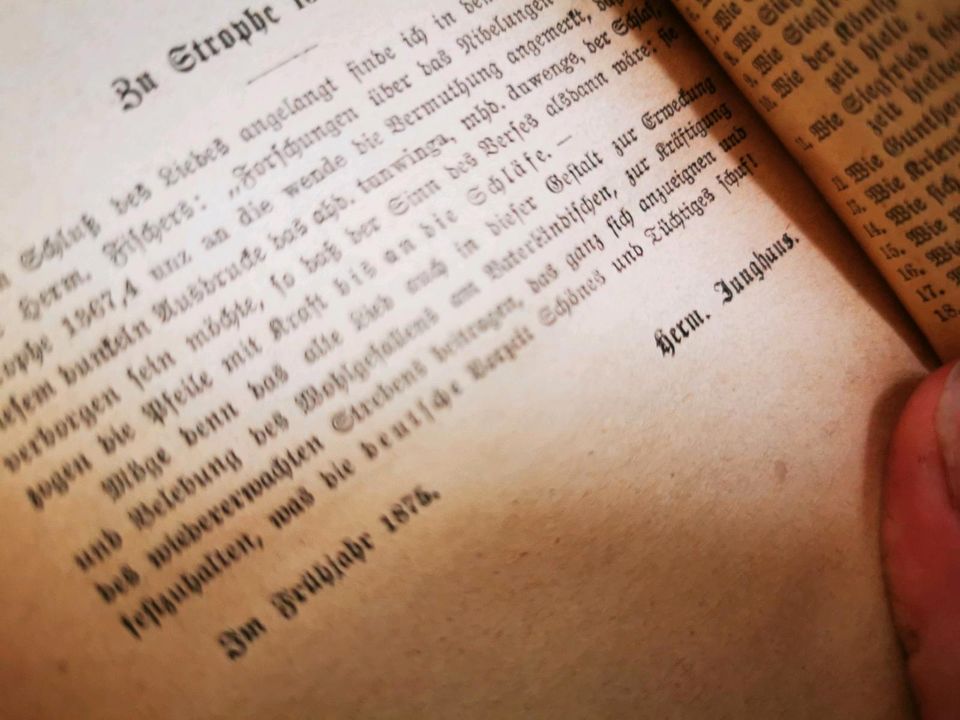 1875 Das Nibelungenlied altdeutsche Schrift antiquarisch Buch in Ramstein-Miesenbach