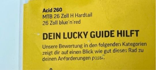 Cube acid 260 in München