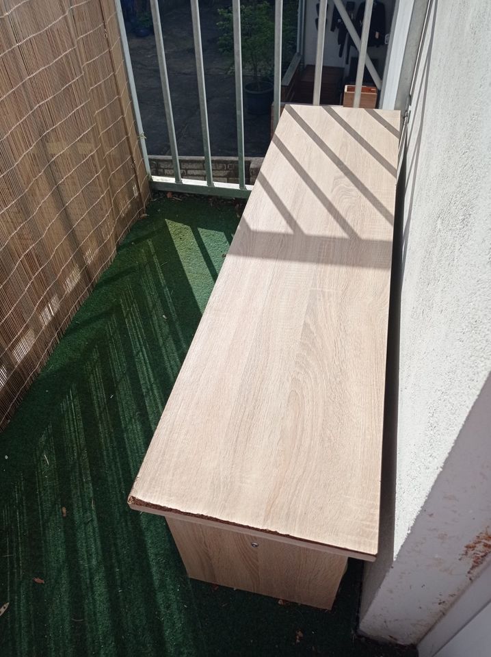 Bank Holzbank Sitzbank Gartenbank Balkon Terrasse 140 x 40 cm in Kiel