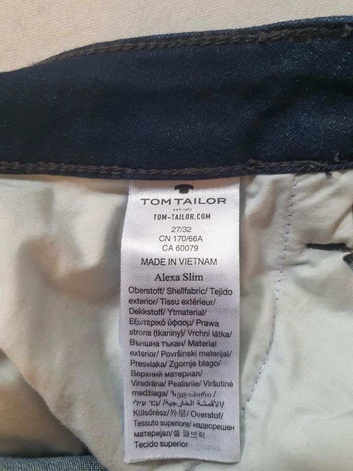 Neuwertige Jeans von Tom Tailor: Alexa Slim 27/32 in Pulheim