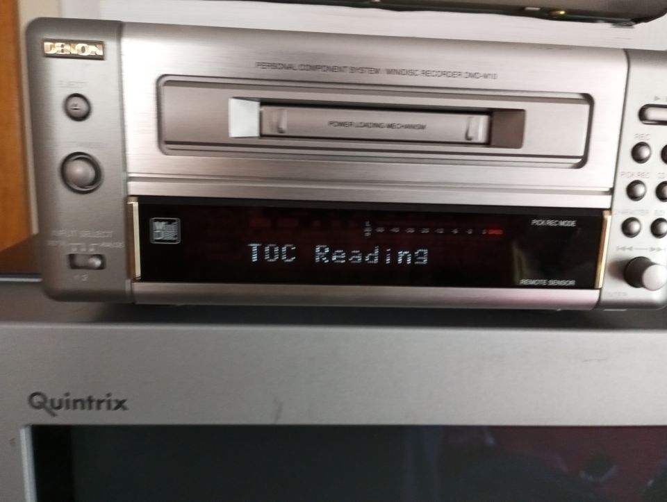 DENON DMD-M10  MInidisc Recorder mit Fernbedienung und Anleitung in Meißner