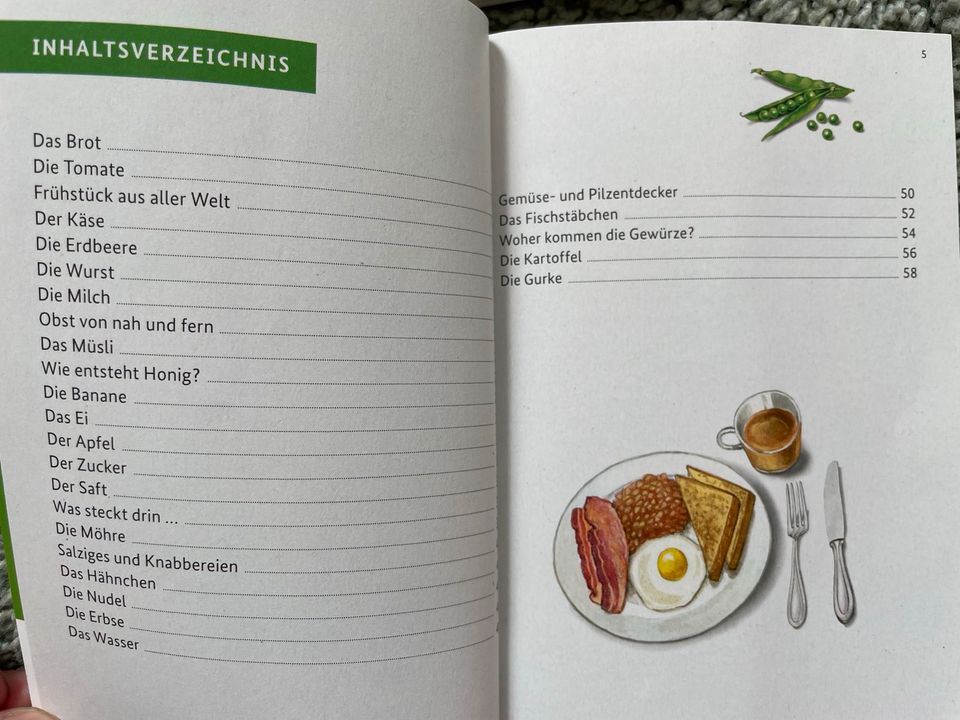 Leseheft Natur, Kinderbuch, Garten, Essen in Salzatal