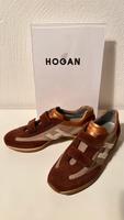 Hogan Damen Sneaker Schuhe Braun - Gold Leder Klett Gr. 39 - Neu Bayern - Waltenhofen Vorschau