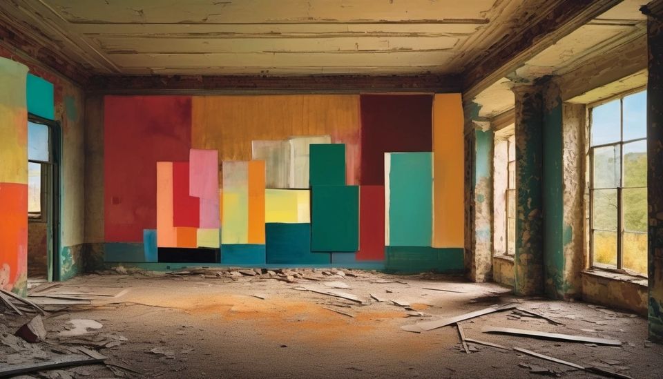 *Dream* Lost Place Serie 120x80 cm Leinwand/Architektur/Pop Art in Pullach im Isartal