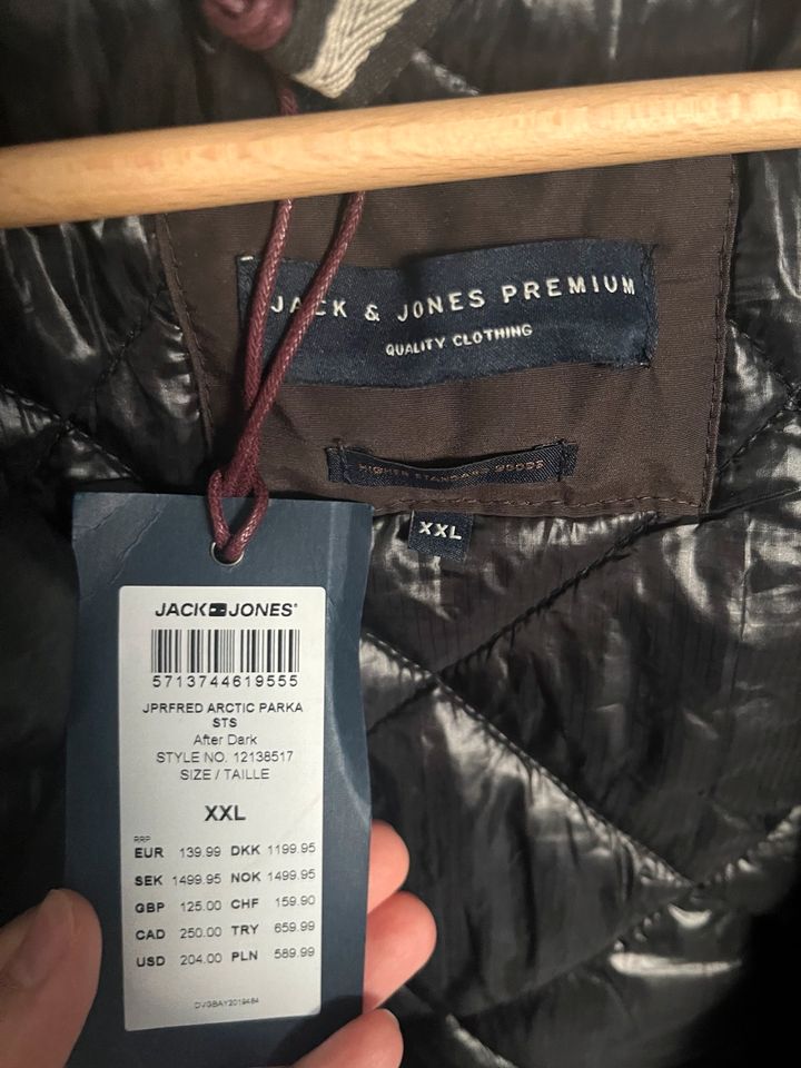 Jack&Jones Winterjacke Herren braun XXL Parka in Kaiserslautern