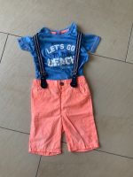 Strandset Jungen Hose Shorts T-Shirt Hosenträger Gr. 74 Baden-Württemberg - Benningen Vorschau