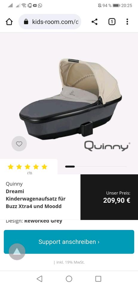Quinny modd und babyschale Kinderwagen in Neustadt