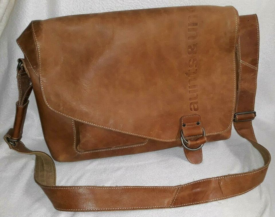 Ledertasche AUNTS & UNCLES Judd big vintage tan Messenger Bag in  Nordrhein-Westfalen - Bergkamen | eBay Kleinanzeigen ist jetzt Kleinanzeigen