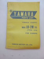 Yamaha Chappy LB - 2M Teile Ersatzteil Katalog Parts List 1978 Nordrhein-Westfalen - Gelsenkirchen Vorschau