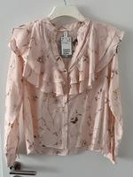 Neue Bluse von H&M, Gr. M, Blumen, Rüschen Nordrhein-Westfalen - Wipperfürth Vorschau