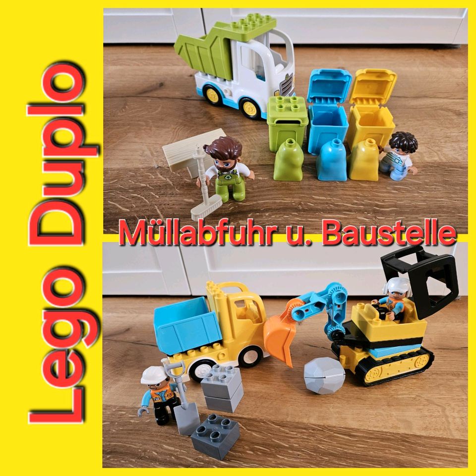 Lego Duplo Set Müllabfuhr und Baustelle in Goslar