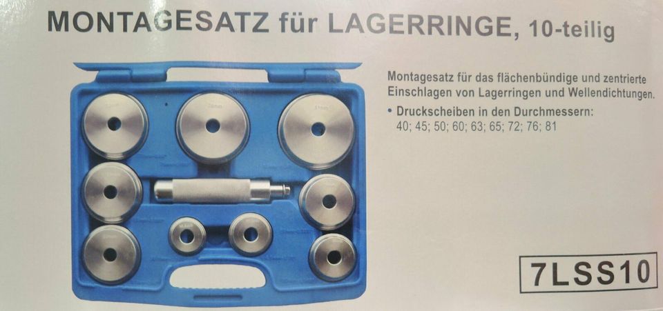 Montagesatz für Lagerringe 7lss10 in Meiningen