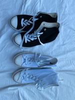 Chucks in Weis und Schwarz Baden-Württemberg - Giengen an der Brenz Vorschau
