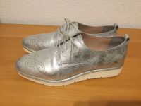 Tamaris Touch it Schnürschuhe Sneaker Halbschuhe silber Größe 40 Niedersachsen - Langenhagen Vorschau