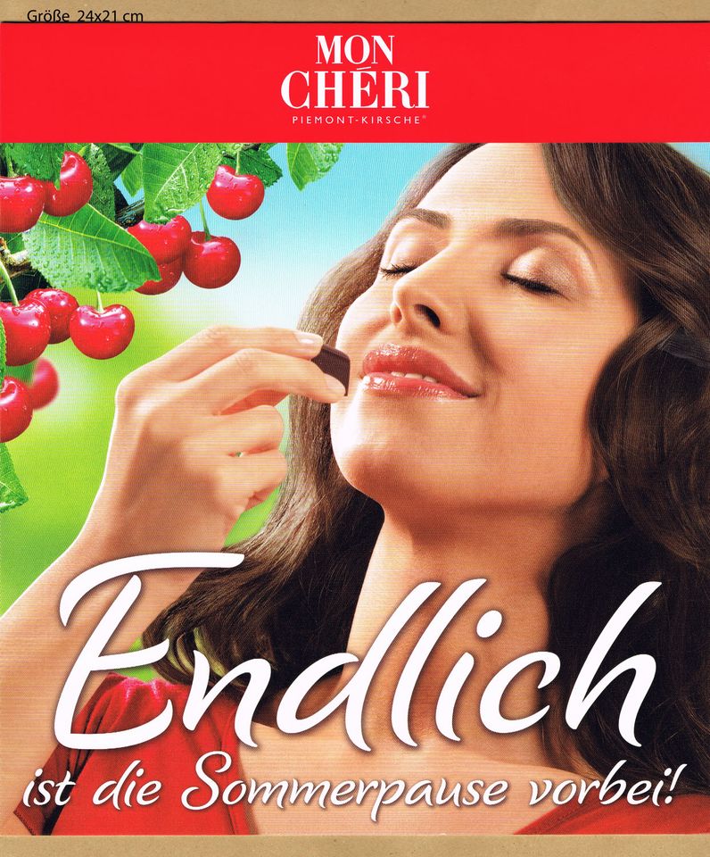 19 verschiedene Palettenanhänger von Ferrero „Mon Cheri", siehe B in Sömmerda