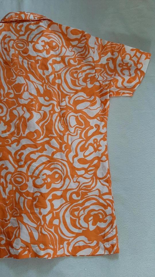 Hemd kurzarm original Shankar's weiß orange Größe M retro in Pfaffenhausen