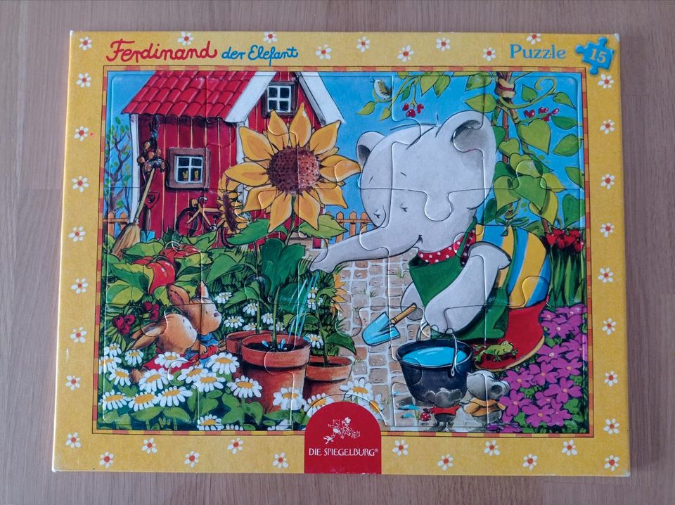 Puzzle 15 Teile "Ferdinand, der Elefant" in Emsdetten