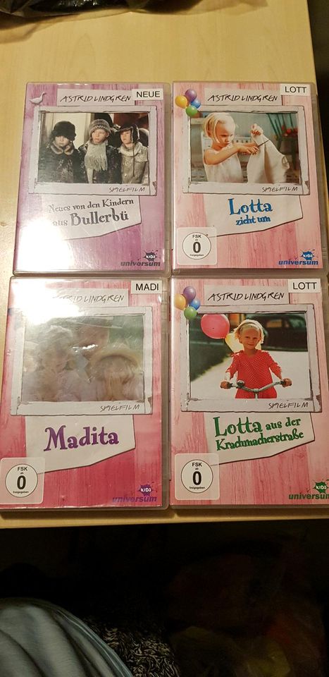 Astrid Lindgren DVD Klassiker 4 Stück alle zusammen in Oelsnitz/Erzgeb.
