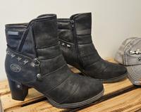 Trendy Damen Stiefelette (Dockers) Gr. 39 black Absatzhöhe 6cm Bayern - Langenneufnach Vorschau