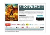 1 Kinogutschein/Kinoticket für FURIOSA: A MAD MAX SAGA Friedrichshain-Kreuzberg - Kreuzberg Vorschau