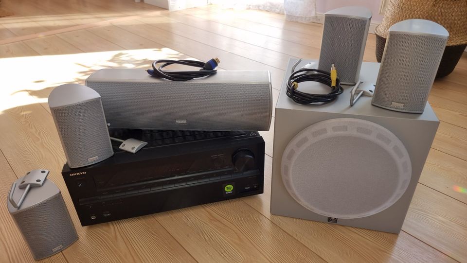 AV Receiver Onkyo und Boxenset Magnat & Yamaha top Zustand in Großpösna