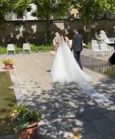 Schleier 4 Meter mit Glitzersteinen Hochzeit Bayern - Augsburg Vorschau
