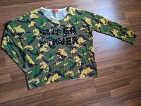 Cashmere Wolle L Super Power Miss goodlife grün Flecktarn Pailett Nordrhein-Westfalen - Witten Vorschau