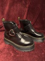 Stiefeletten Plateau 38 schwarz Herz doc martens ähnlich Bayern - Würzburg Vorschau