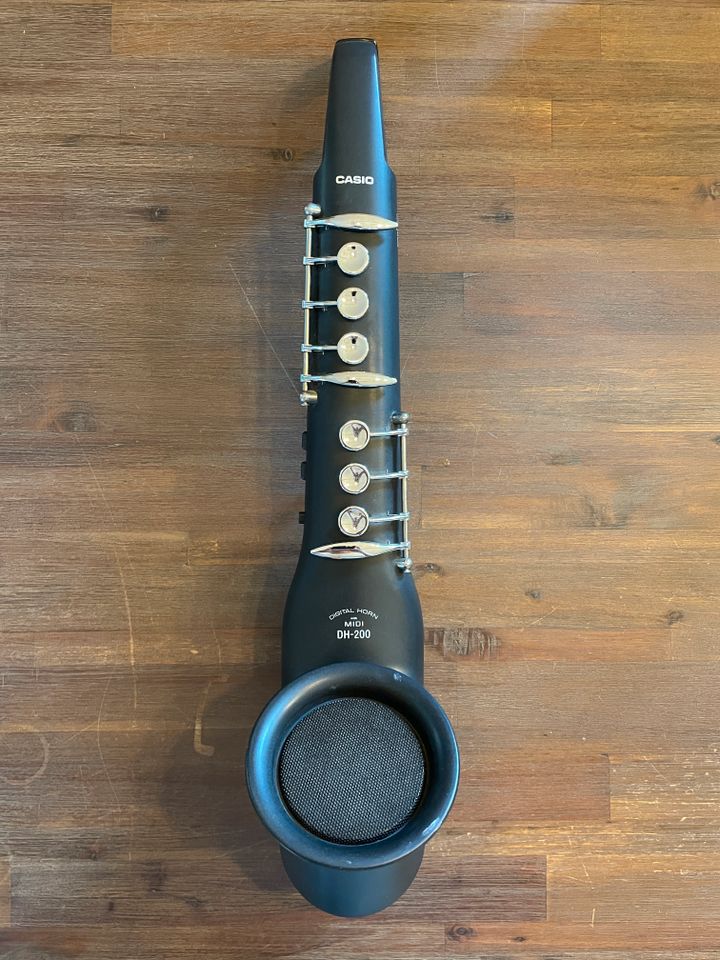 Casio DH-200 midi Saxophon schwarz 80s RAR Digital Horn in Pulheim