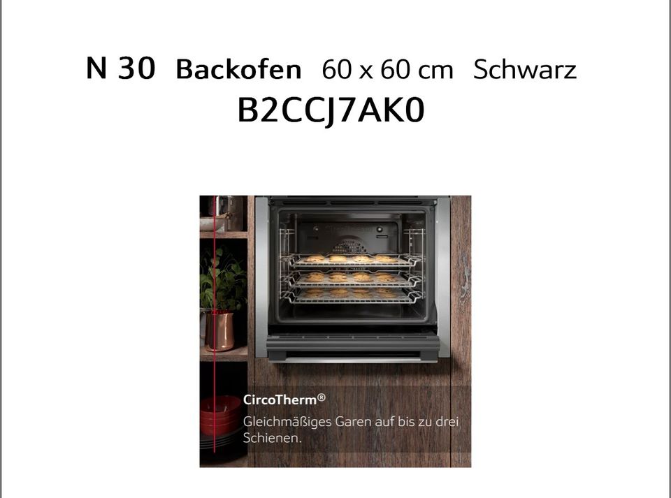 Neff Einbau Backofen B2CCJ7AK0 Pyrolyse Neu OVP in Forchheim