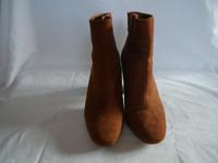 H&M, Stiefelette, Faux-Wildleder, Gr.40, cognac,Blockabsatz 8,5cm Niedersachsen - Nottensdorf Vorschau