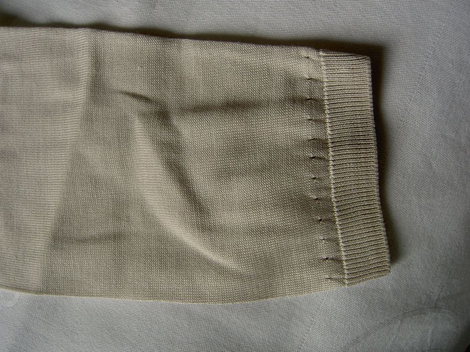 Feinstrick-Weste Gr. XS von H&M, beige-grau, 1x getragen, Seide in Tittling