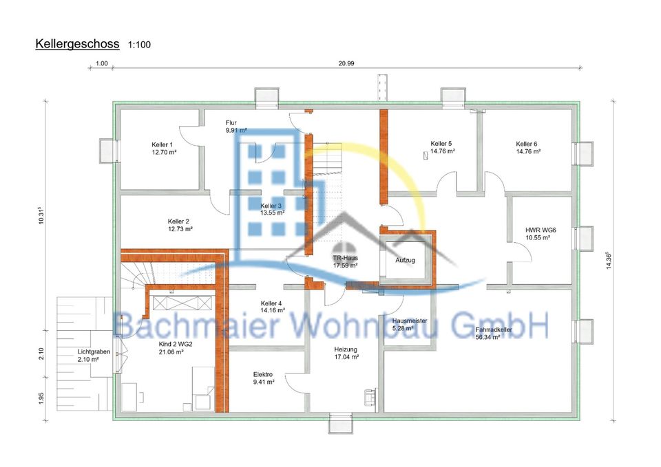 2 Zimmer-Wohnung in moderner Neubau-Wohnanlage in 94099 Ruhstorf-Schmidham zu verkaufen in Ruhstorf an der Rott