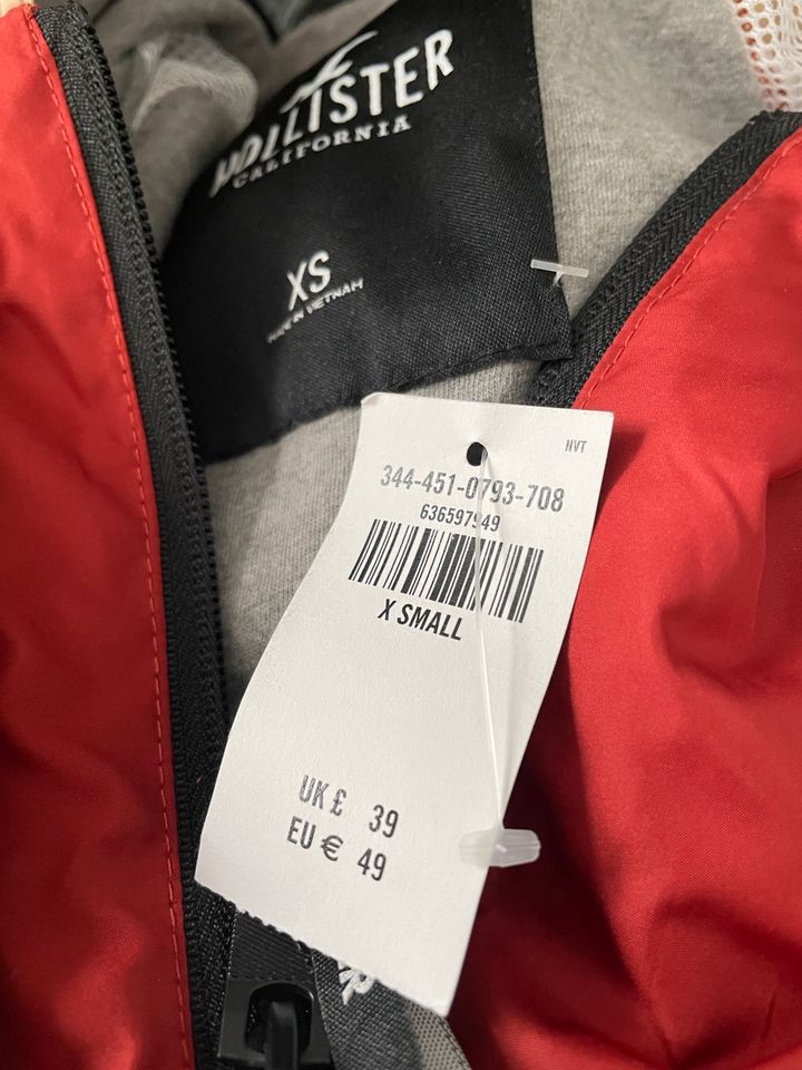 HOLLISTER Windbreaker, Gr. XS, Damen Mädchen NEU in Aalen