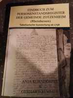 Findbuch Personenstandsregister Zotzenheim Rheinland-Pfalz - Nieder-Olm Vorschau