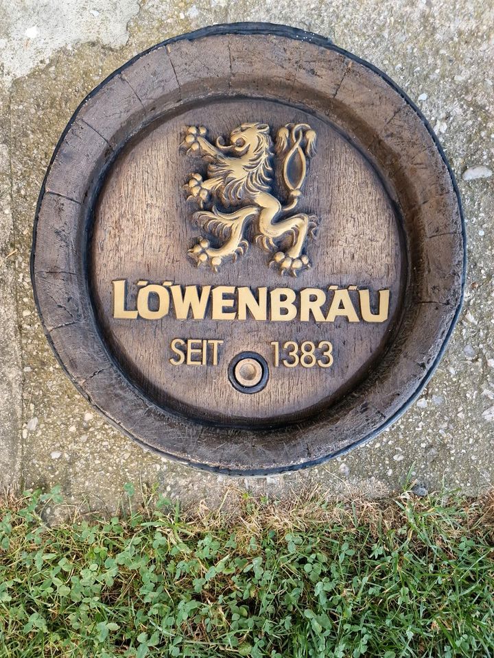 Löwenbräu Fass in Crimmitschau
