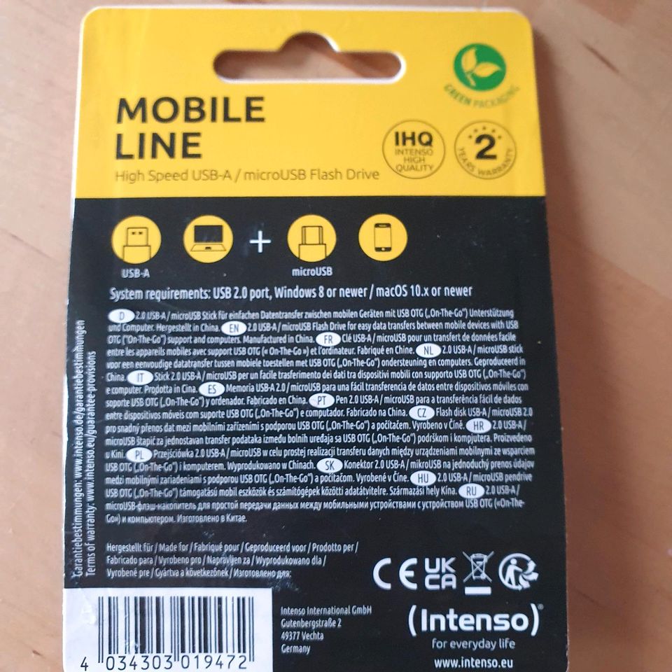Mobile line Intenso - 32 GB - NEU in Linden