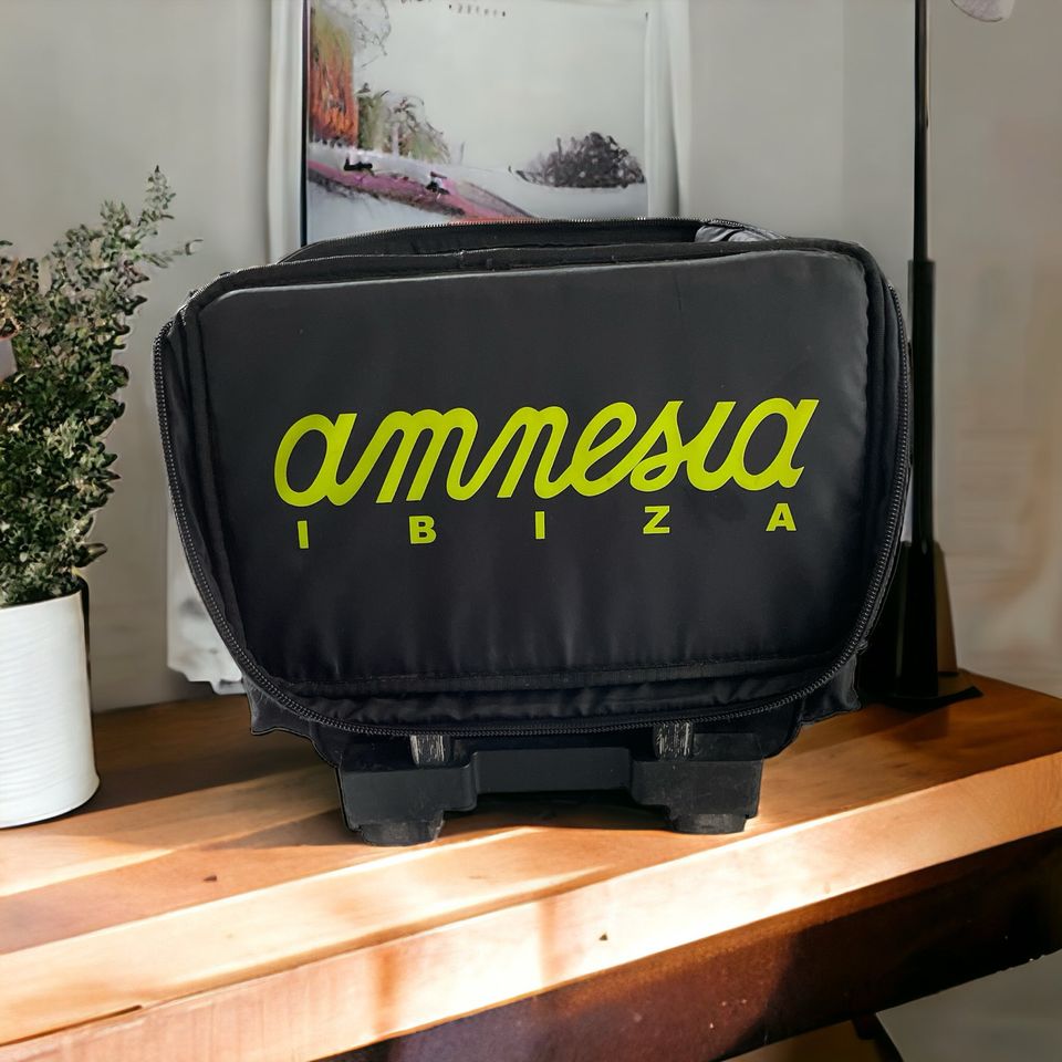DJ-Bag Amnesia Ibiza / Vinyl Trolley Rarität / Plattentasche in Hohenahr