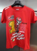 T-Shirt Pecco Bagnaia Moto GP Weltmeister 2023 - S M L XL XXL Bayern - Untersiemau Vorschau