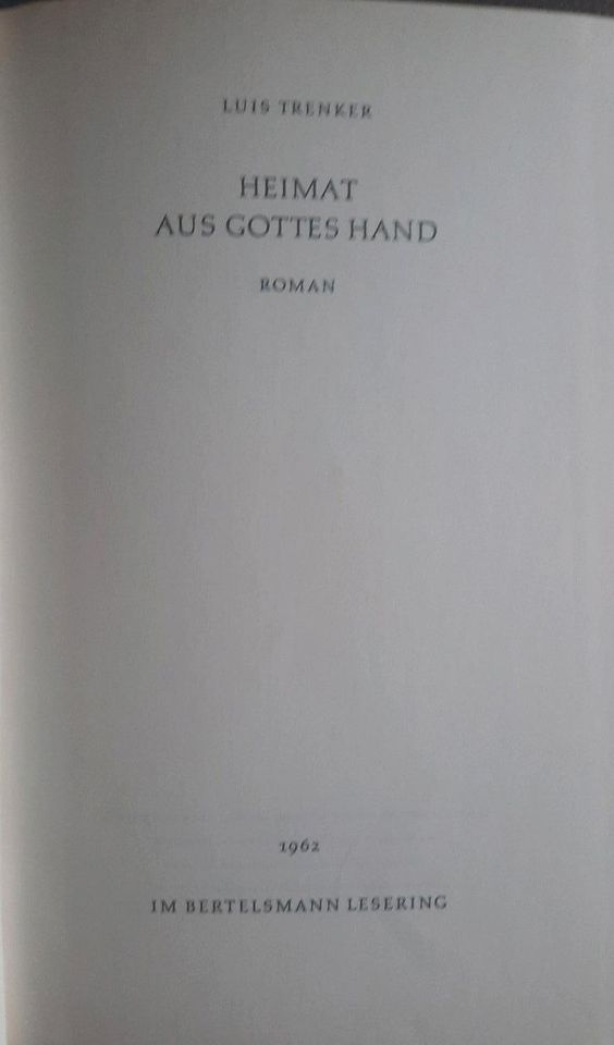 Luis Trenker - Heimat aus Gottes Hand 1962 in Kappel-Grafenhausen