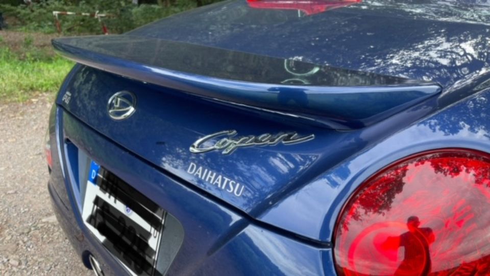 Daihatsu Copen 64kW, linkslenker, blau metalic, Miniroaster in Darmstadt