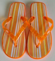 Flipflops orange mit weißen Streifen Bayern - Regensburg Vorschau