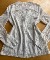 VILA Spitzenshirt Shirt Bluse Spitze Schneeweiß M 38 mega Stretch Nordrhein-Westfalen - Iserlohn Vorschau