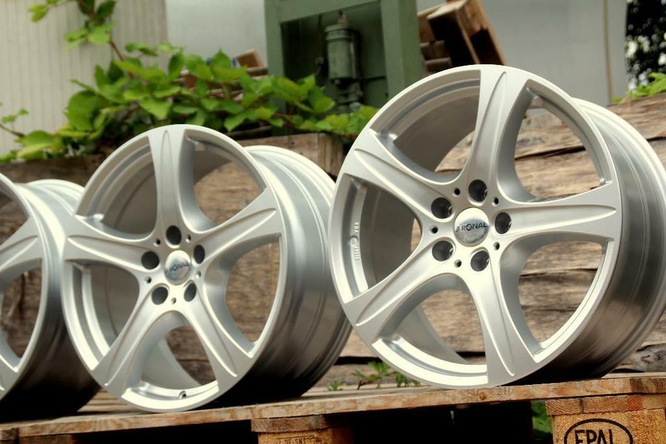 RONAL Alu Felgen 9x19 Zoll ET50 5x120 VW T5 T6 AMAROK Silber NEU◄ in Melle