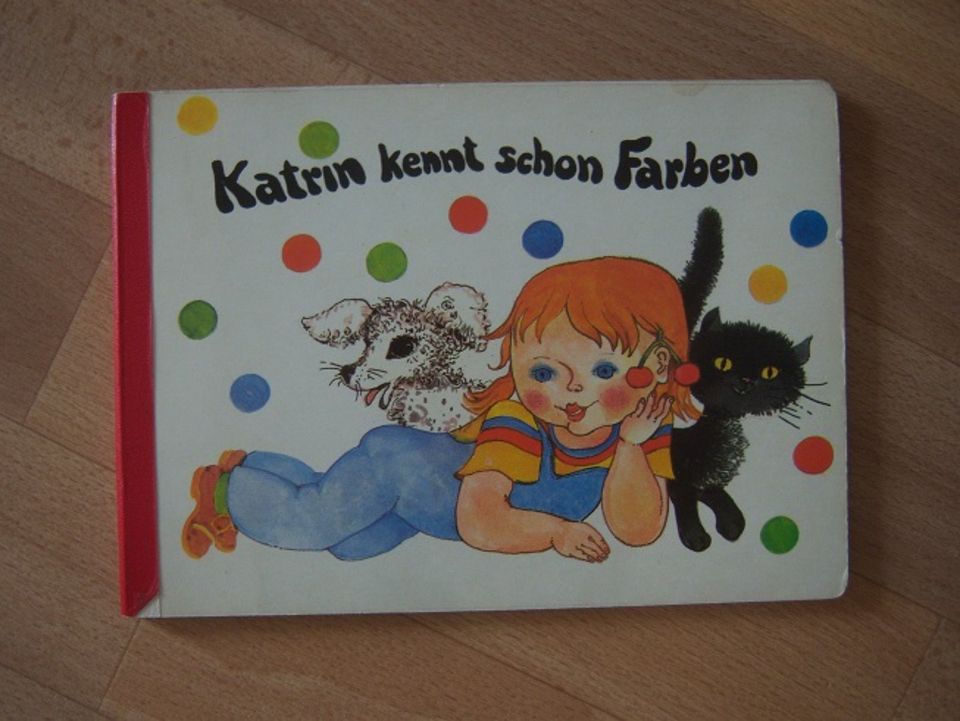 Katrin kennt schon Farben + DDR Kinderbch + 1983 in Leipzig
