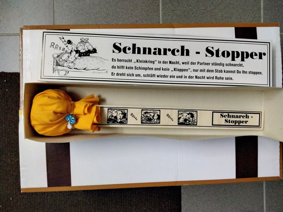 Schnarch-Stopper lustig Geschenk in Königsbrück