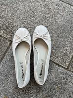 TAMARIS Ballerinas Damen Größe 38 weiß Echtleder Bayern - Hofkirchen Vorschau